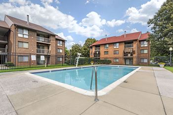 Sparkling swimming pool